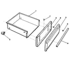 Kenmore 791785889 utility drawer diagram