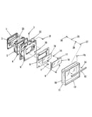 Oven door section