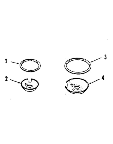 Porcelain pan and chrome ring kit no. 8068400