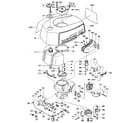 Craftsman 298586192 fig. 2 tank, clutch & muffler diagram