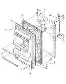 Refrigerator door
