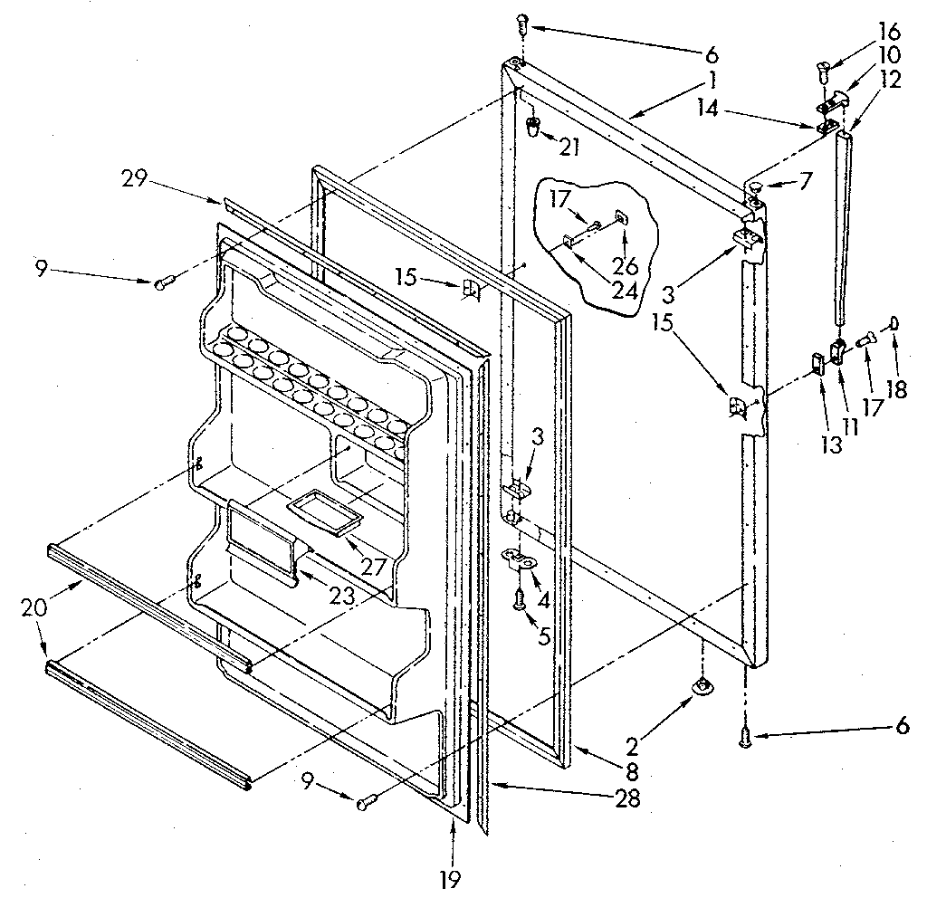 REFRIGERATOR DOOR