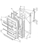 Refrigerator door