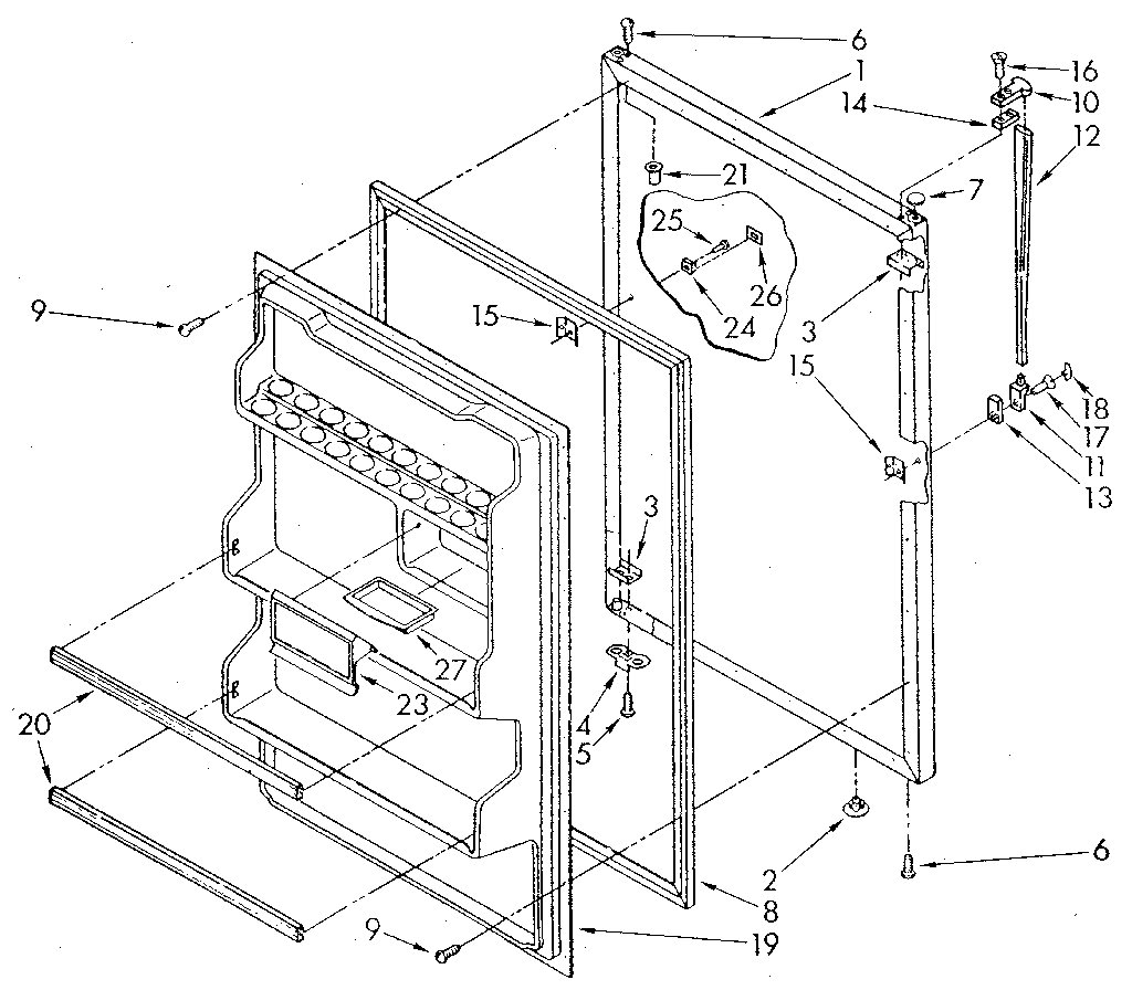 REFRIGERATOR DOOR