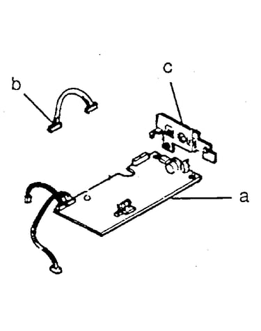 Toshiba t-1200 power supply assembly