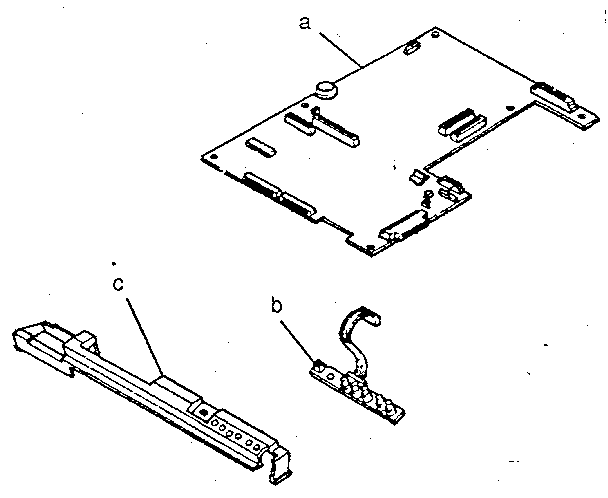 Toshiba t-1200 power supply assembly
