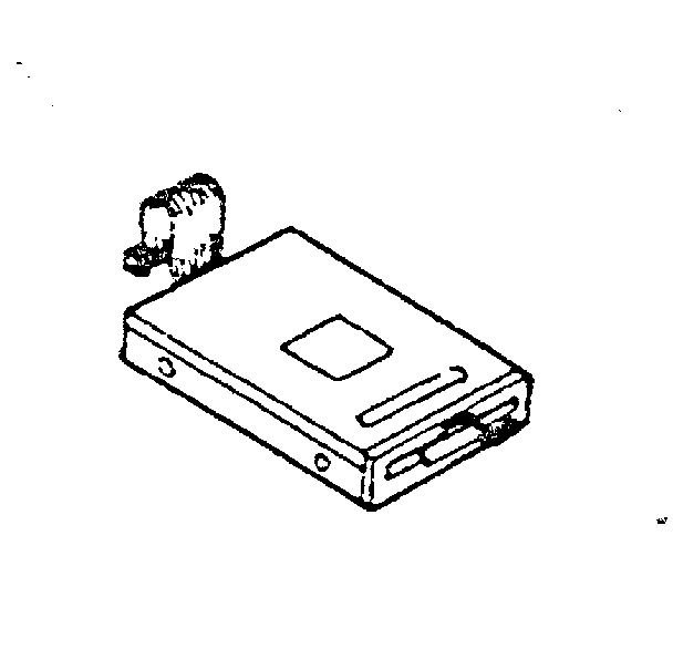 Toshiba t-1200 floppy disk drive assembly
