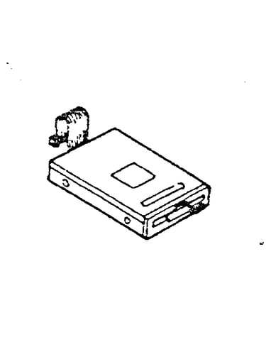 Toshiba t-1200 floppy disk drive assembly