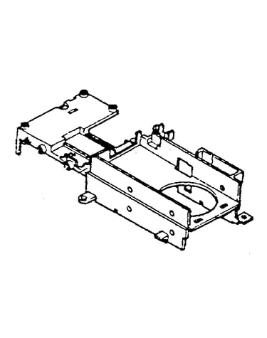 Toshiba t-1200 floppy disk drive mounting base
