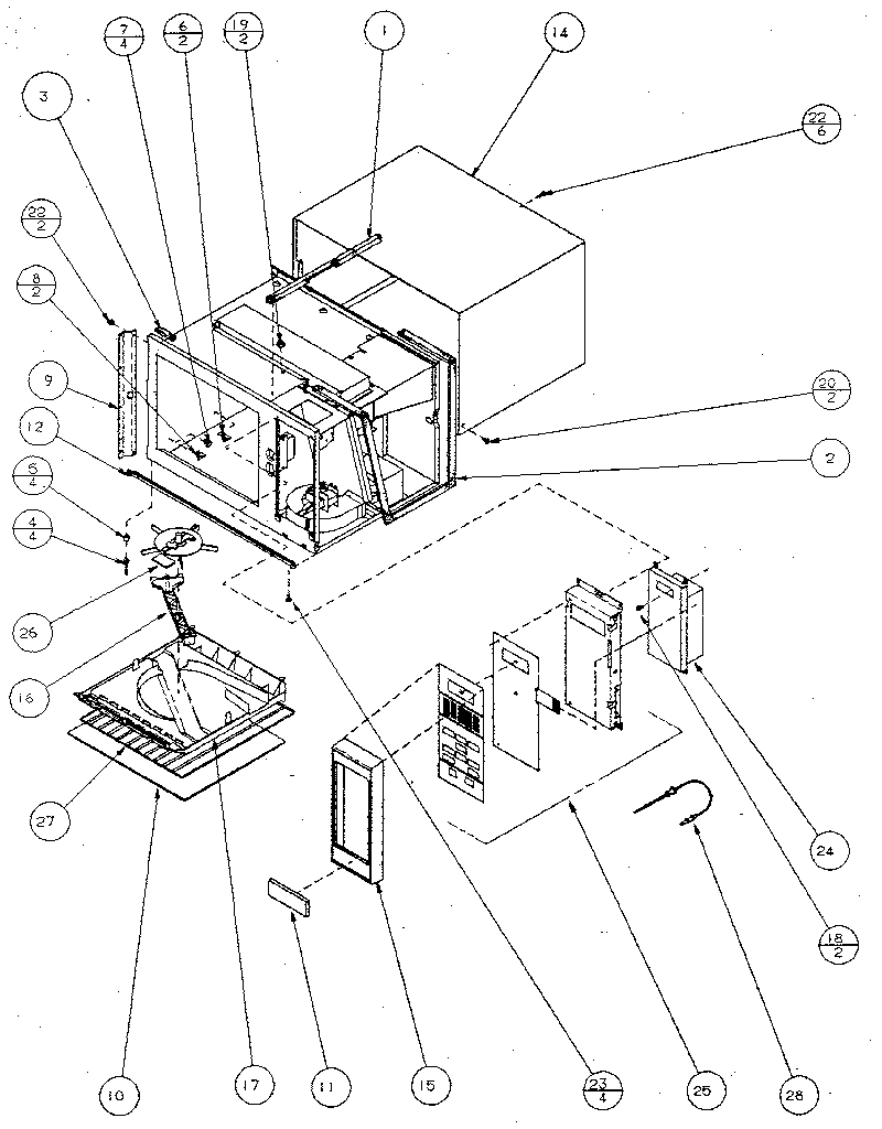 Control panel and cavity