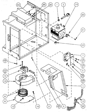Magnetron and air flow