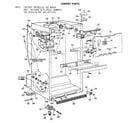 Kenmore 3638791512 cabinet parts diagram