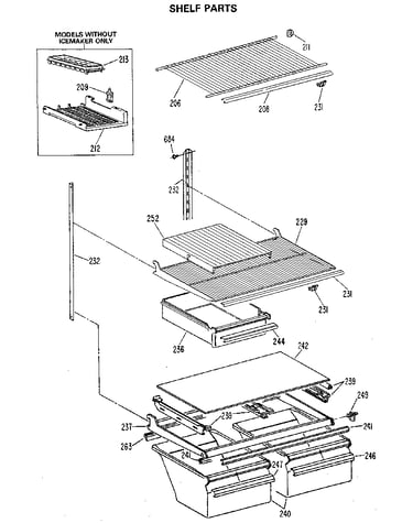 Shelf parts