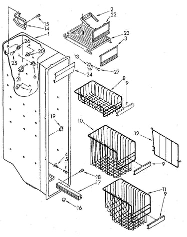 Freezer liner