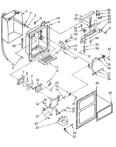 Dispenser front