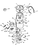 Washer-tubs, hoses, motor