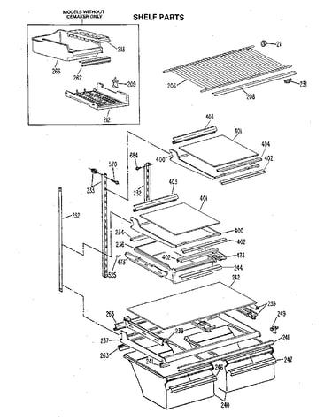Shelf parts