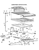 Comparment separator/divider block