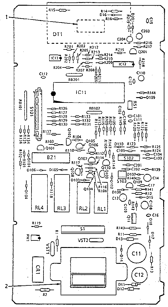 Power and control circuit board