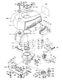 Tank, clutch & muffler