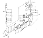 Craftsman 298586191 drive shaft pipe & gear case diagram