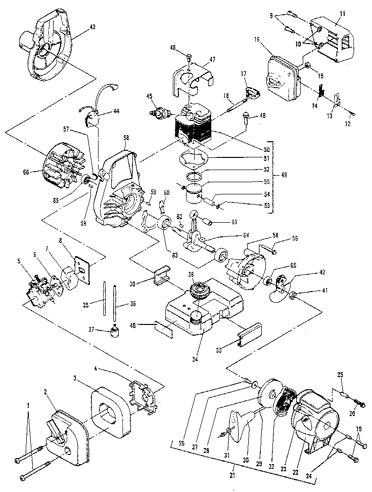 FIGURE 1 - ENGINE ASSEMBLY