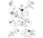 McCulloch MAC 85-SX 14400029-16 figure 1 - engine assembly diagram