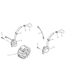 Figure 3 - ignition and flywheel assemblies