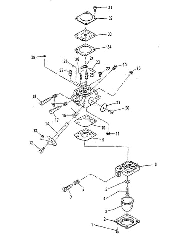 Figure 7 - carburetor for mac 85-sx