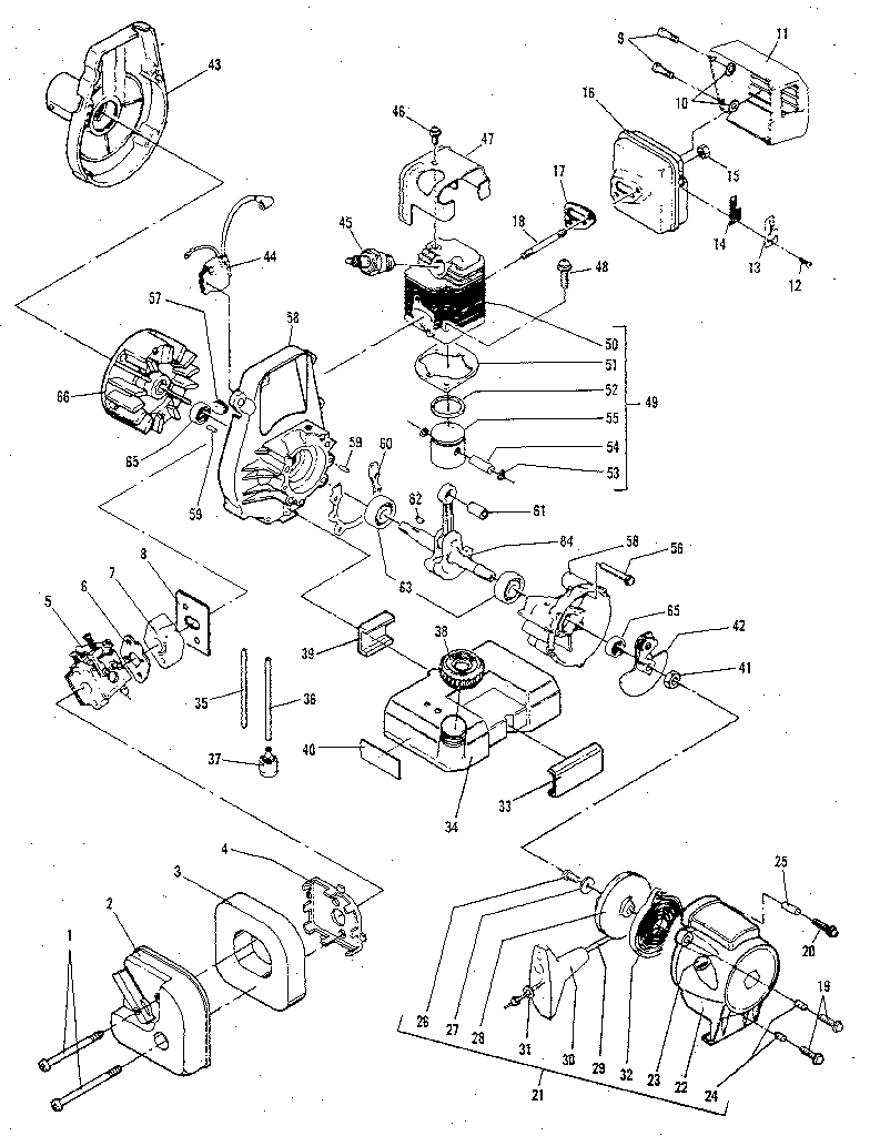 FIGURE 1 - ENGINE ASSEMBLY