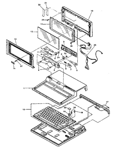 Chassis and keyboard