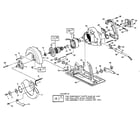 Skil 5510 TYPE 1 unit parts diagram