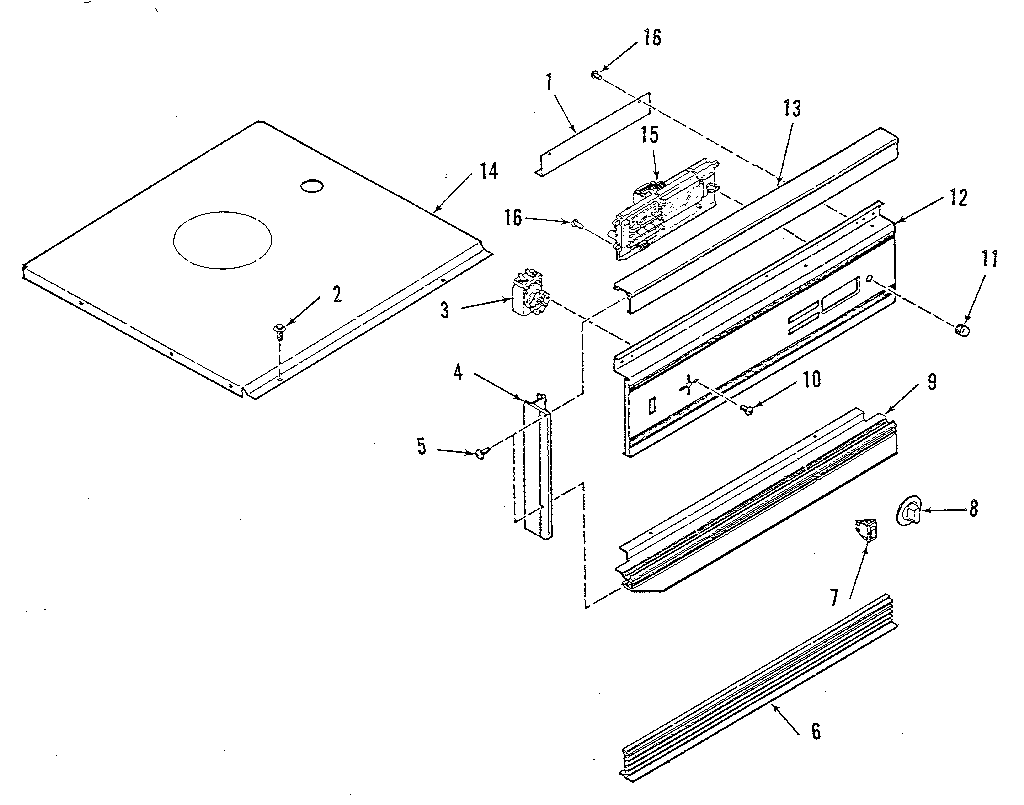Control panel section