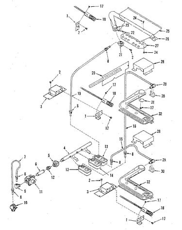 Burner section