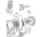 Briggs & Stratton 130202-3166-01 flywheel assembly diagram