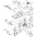 Troybilt 3312HR hydrostatic & brake assembly diagram
