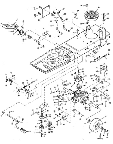 Hydrostatic & brake assembly