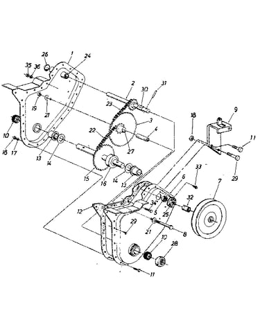 Chain case assembly