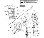 Craftsman 247370601 motor & switch assembly diagram