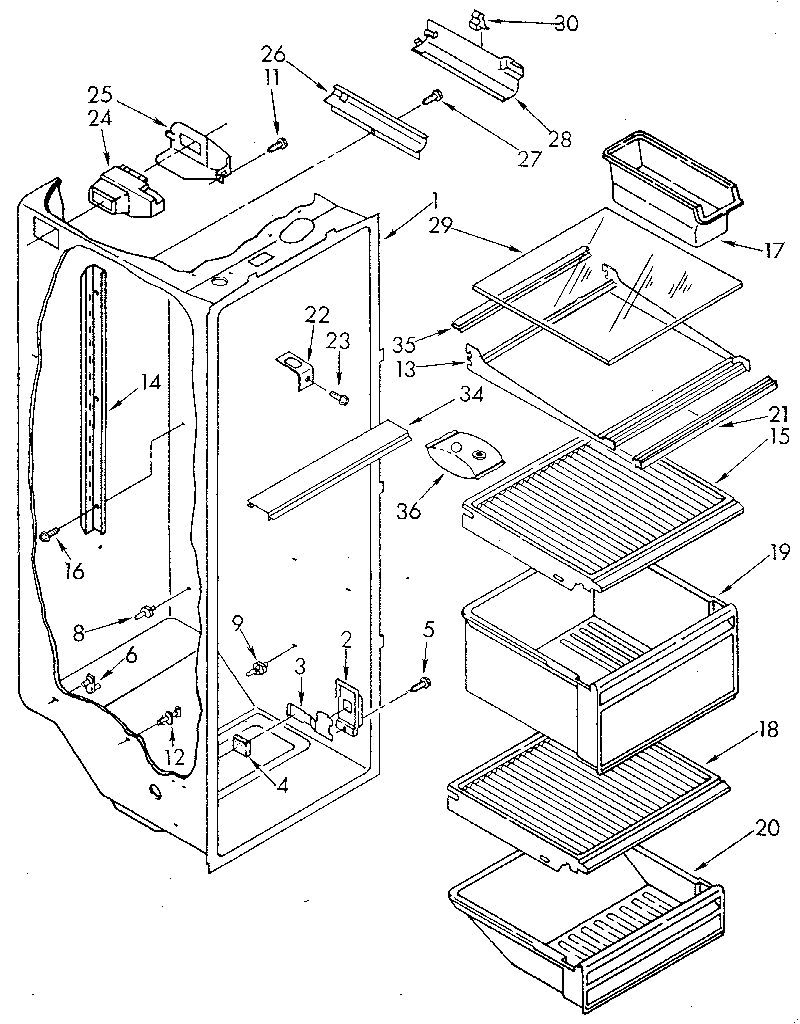 Refrigerator liner