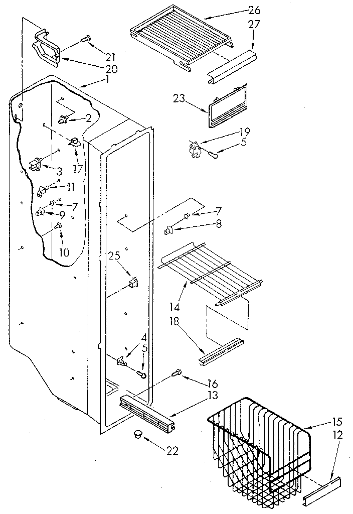 Freezer liner