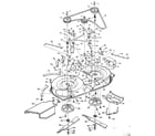 Murray 9-38600 mower housing diagram