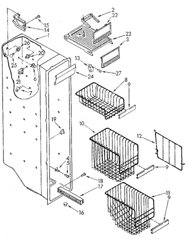 Freezer liner