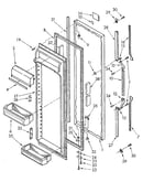 Refrigerator door