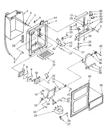 Dispenser front
