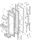 Refrigerator door