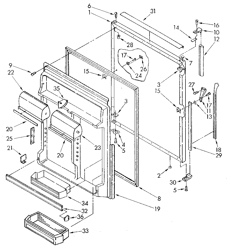 REFRIGERATOR DOOR