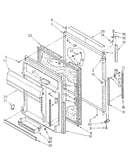Refrigerator door