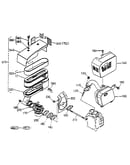 Air cleaner - muffler - carburetor