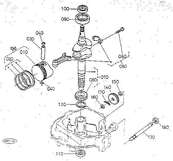 Piston - crankshaft